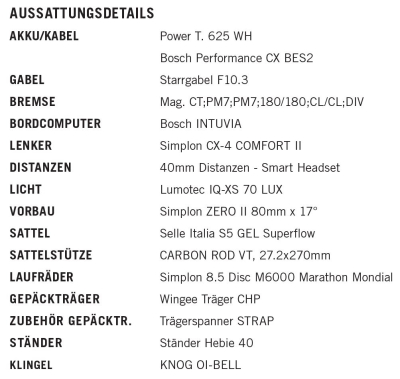 SONDERAKTION SIMPLON Chenoa Bosch CX Damen